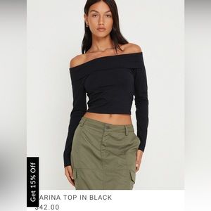 Motel Rocks Off shoulder Top